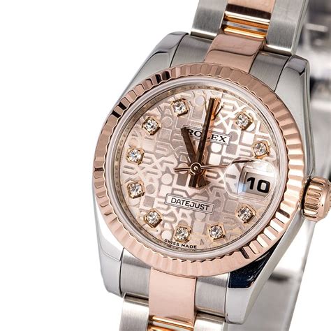 rolex rose gold link|rose gold rolex women's.